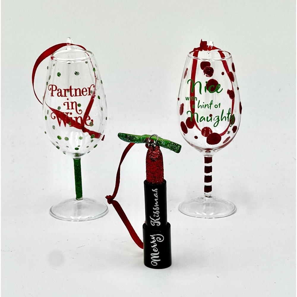 New and never used HMK (Hallmark) Christmas tree ornaments.